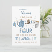 Invitation Pêche 4e anniversaire O-Fish-Ally Quatre anniversa (Debout devant)