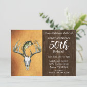 Invitation Pêche à la chasse Thème 50ème anniversaire (Debout devant)