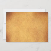 Invitation Pêche à la chasse Thème 50ème anniversaire (Dos)