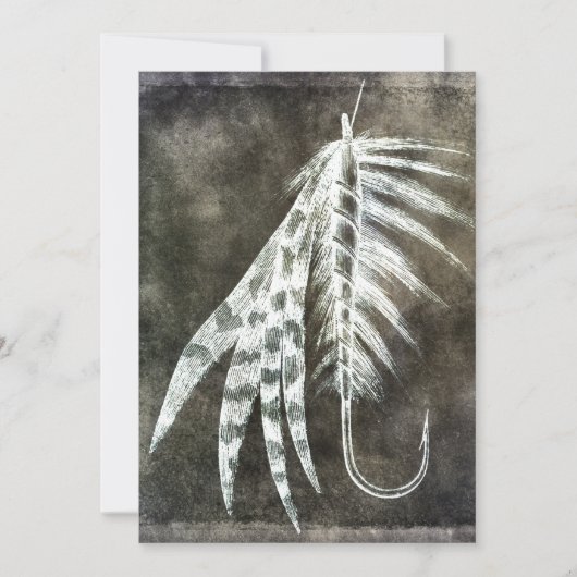 Invitation Pêche à la mouche Pêche à la ligne Pêche à la lign (Devant)