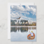 Invitation Pêche À L'Aquarelle À La Fête Du 50E Anniversaire  (Dos)