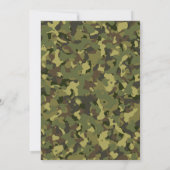 Invitation Pêche adulte robuste Anniversaire Homme Camo Fish  (Dos)