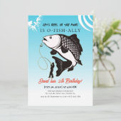 Invitation pêche Anniversaire (Debout devant)