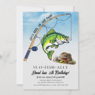 Invitation pêche Anniversaire