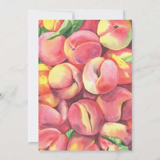 Invitation Pêche - Brunch et douches bulles (Dos)