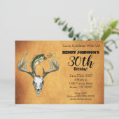 Invitation Pêche Chasse Thème 30ème anniversaire (Debout devant)