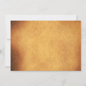 Invitation Pêche Chasse Thème 30ème anniversaire (Dos)