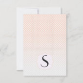 Invitation Pêche de corail d'été à Pois gris (Dos)