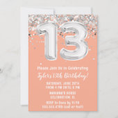 Invitation Pêche et argent 13e anniversaire (Devant)