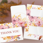 Invitation Pêche et crème Aquarelle romantique Mariage floral