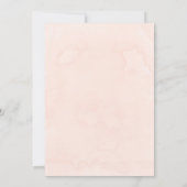 Invitation Pêche et crème Hydrangée Tulip Chic Mariage (Dos)