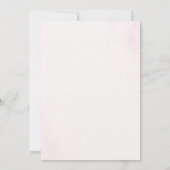 Invitation Pêche et rose Floral Or Design Mariage islamique (Dos)