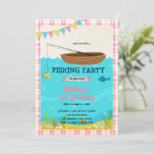 Invitation pêche fille (Debout devant)