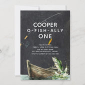 Invitation Pêche moderne 1er anniversaire (Devant)