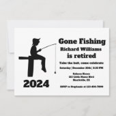 Invitation Pêche moderne à la traîne Retraité Sitting Pêcheur (Devant)