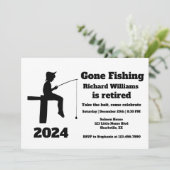 Invitation Pêche moderne à la traîne Retraité Sitting Pêcheur (Debout devant)