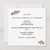 Invitation Pêche Noël avec le Père Noël (Dos)