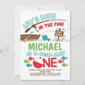 Invitation Pêche, O-Fish-ally UN anniversaire (Devant)