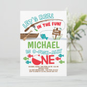 Invitation Pêche, O-Fish-ally UN anniversaire (Debout devant)