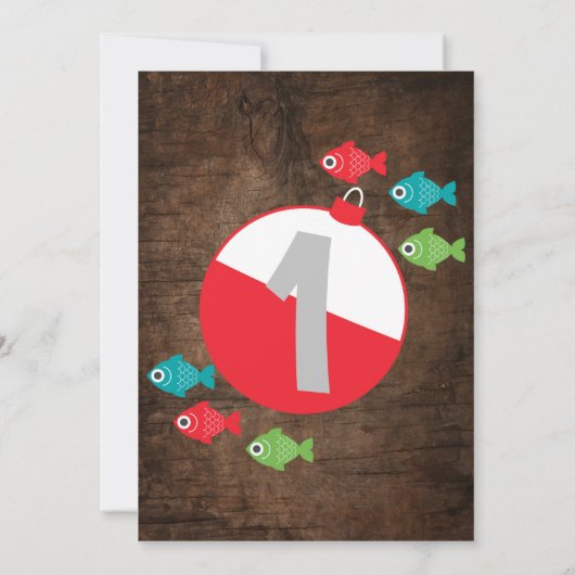 Invitation Pêche, O-Fish-ally UN anniversaire (Dos)