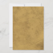 Invitation Pêche rustique traditionnelle | 50e anniversaire (Dos)