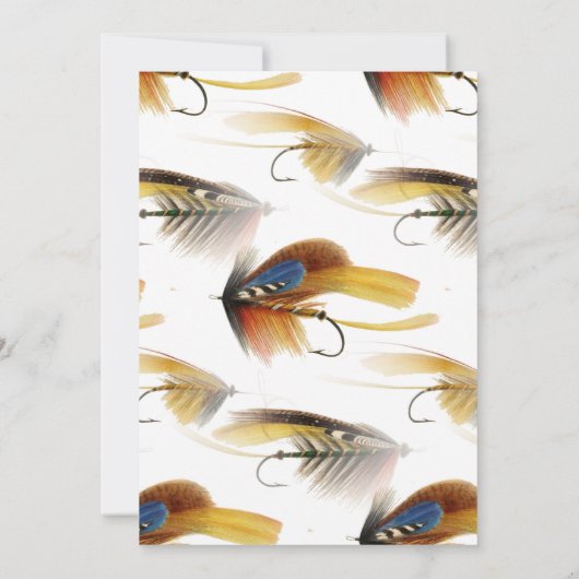 Invitation Pêche Thème Premier Anniversaire (Dos)