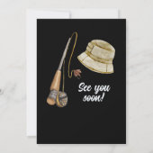 Invitation Pêche vintage Thème 60ème anniversaire (Dos)