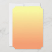 Invitation Pêcher au Labrador jaune clair (Dos)