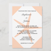 Invitation Pêcher Fuzz Starfish Elégante Plage tropicale Mari (Devant)