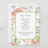 Invitation Pêcher les fleurs avec le colibri (Devant)