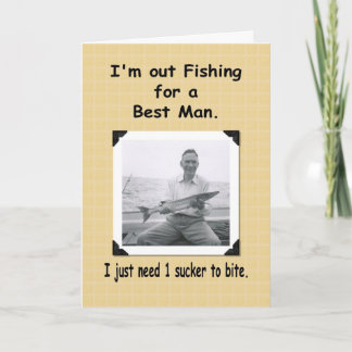 Invitation Pêcher pour Best Man ?