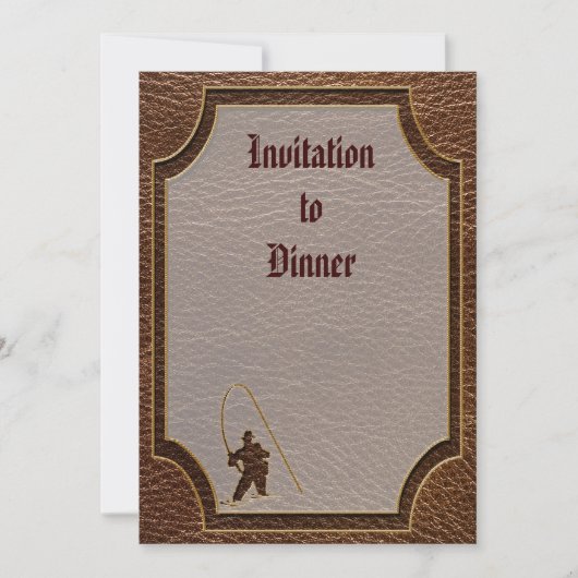 Invitation Pêcheur de Leather Look (Devant)