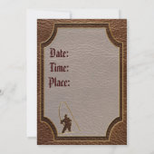 Invitation Pêcheur de Leather Look (Dos)