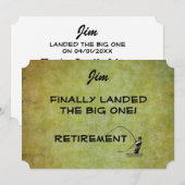 Invitation Pêcheur de vol - Atterrissage Big One!Retraite (Devant / Derrière)