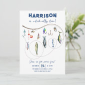 Invitation Pêcheur O-Fish-Ally Cinq Anniversaire (Debout devant)