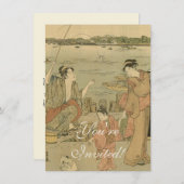 Invitation Pêcheurs Japonais (Devant / Derrière)