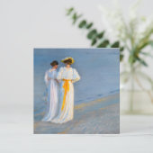 Invitation Peder Severin Kroyer - Anna Ancher & Marie Kroyer (Debout devant)