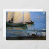 Invitation Peder Severin Kroyer - Bateaux de pêche (Devant / Derrière)