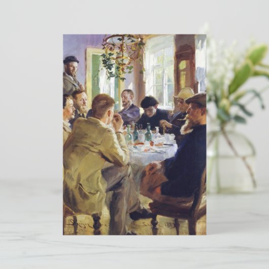 Invitation Peder Severin Kroyer - Heure du déjeuner (Debout devant)