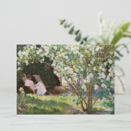 Invitation Peder Severin Kroyer - Roses (Debout devant)