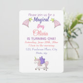 Invitation Pegasus et des étoiles de tir. (Debout devant)