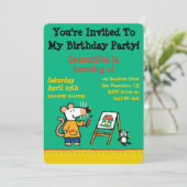 Invitation Peindre avec marguerite ! (Debout devant)