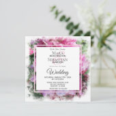 Invitation *~* Peine rose Peony Peinture Artistique AR1 Maria (Debout devant)