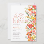 Invitation Peint à la main Automne automne dans l'amour Fête (Devant)