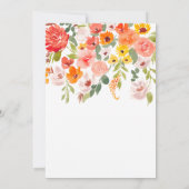 Invitation Peint à la main Automne automne dans l'amour Fête (Dos)