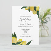 Invitation Peint à l'Huile de Citrons (Debout devant)