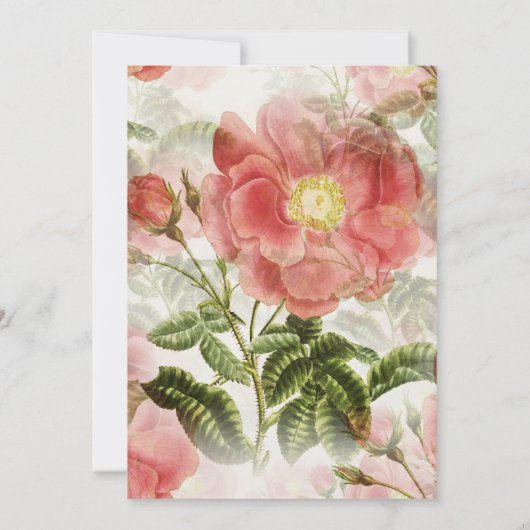 Invitation Peint Vintage (Dos)