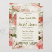 Invitation Peint Vintage (Devant / Derrière)