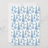 Invitation peinte à la main de Lighthouse Beach (Dos)