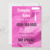 Invitation Peintre 5x7 Flyer (Devant)